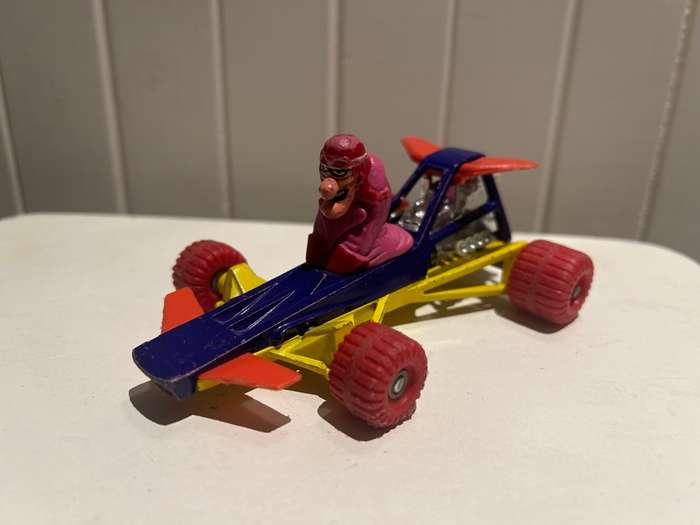 Corgi 809 DICK DISTARDLY roadster from Hanna Barberas Whacky Races cartoon series 1970