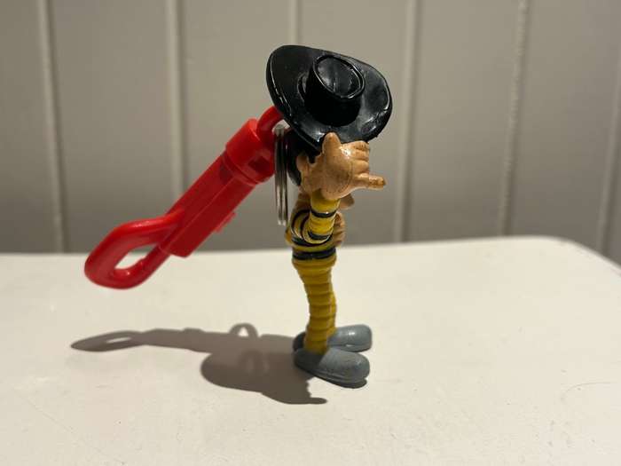 1980s DALTON Brother Lucky Luke cartoon rubber figure