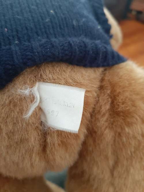 vintage ralph lauren teddy bear with polo shirt