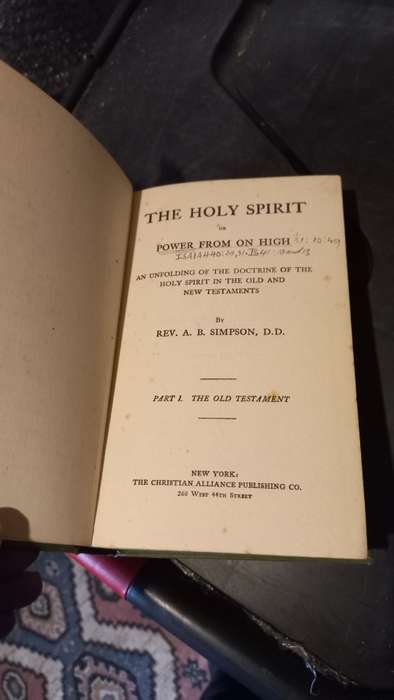 The holy spirit 1924