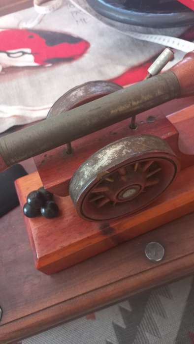 Wooden ornamental canon vintage
