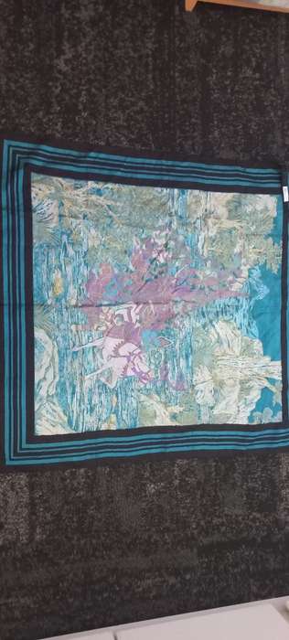 Thai handmade silk scarf vintage