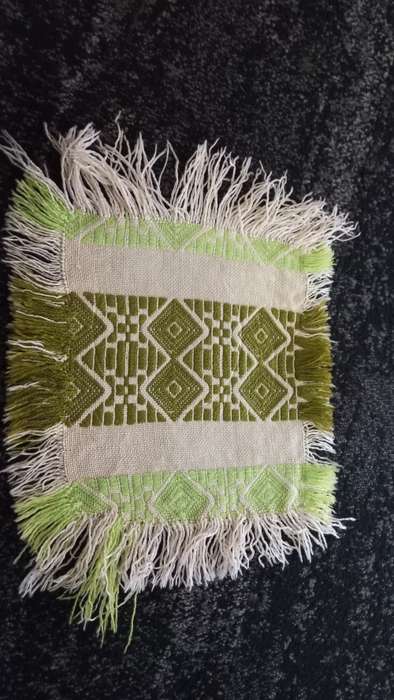 Hand woven cloth vintage x 5