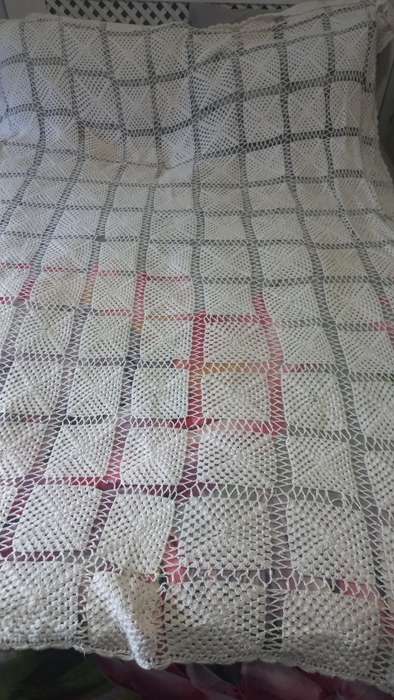 Crochet cloth vintage large