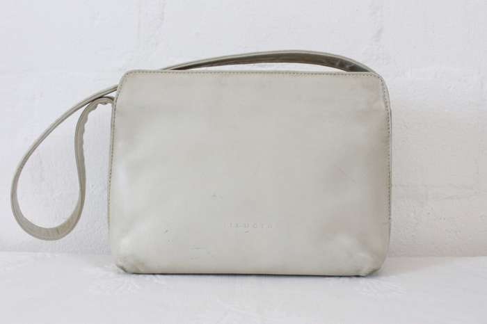 *DILUCIO* DESIGNER GENUINE LEATHER BEIGE SHOULDER BAG HANDBAG