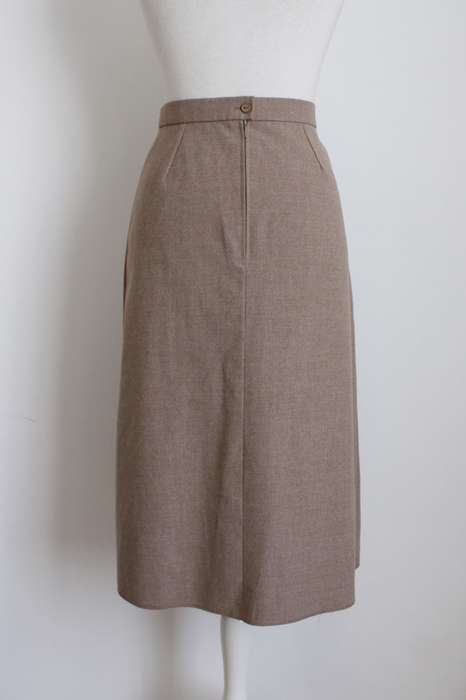 *SUMMER SALE - 50% OFF!* VINTAGE BROWN PLEATED HIGH WAIST SKIRT - SIZE 8