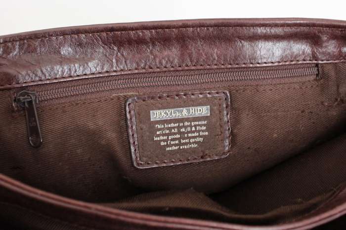 *JEKYLL & HIDE* DESIGNER GENUINE LEATHER BROWN HANDBAG BAG