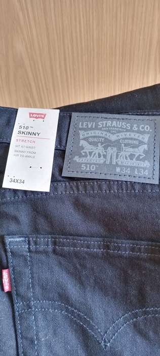 Levi`s 510  Skinny Men`s Jeans Black W34 L34