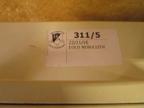 Eolo Nebulizer Model MB2 Model MB2 Breathing problems Flew, Asthma, Bronchitis