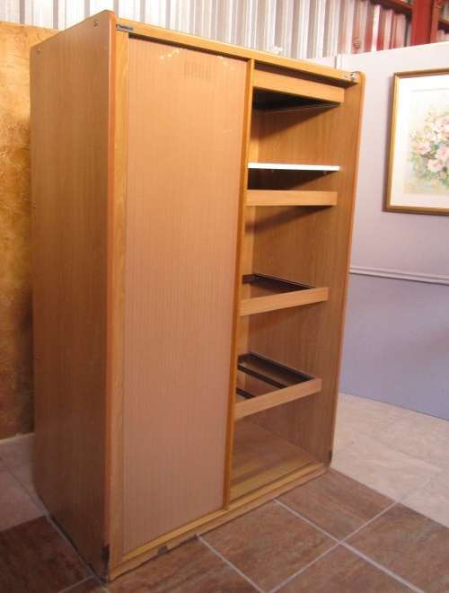 A fantastic large modern two door filing cabinet,  by Twin lock