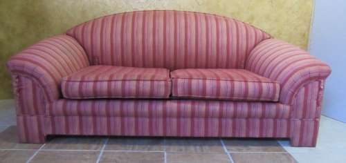 A FANTASTIC DOUBLE SEATER SLEEPER COACH - FEW SCUFFS NOTHING THAT A DESIGNER THROW CAN NOT COVER