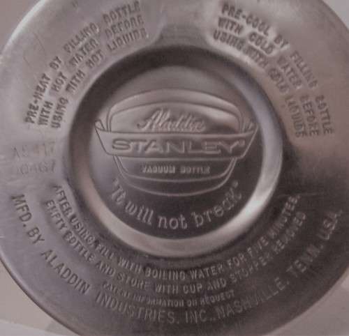 WOW TWO AIR CRAFT FLASKS - RARE FIND STANLEY VACUME