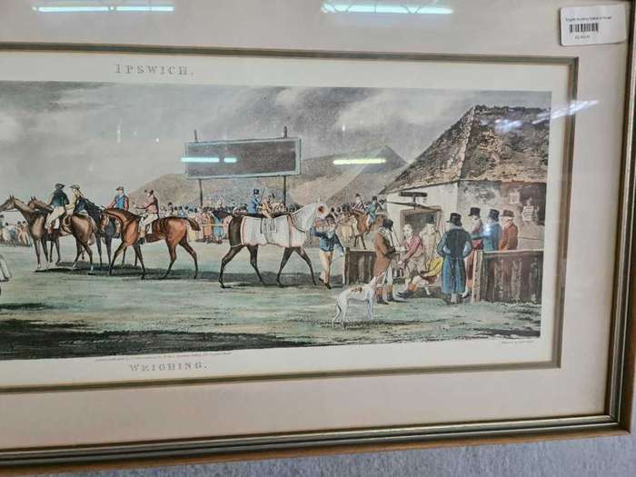 IPSWICH Vintage Framed Horse picture