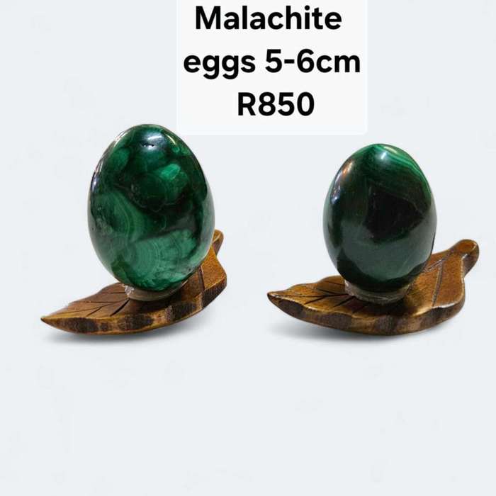 Malachite Gemstone Eggs