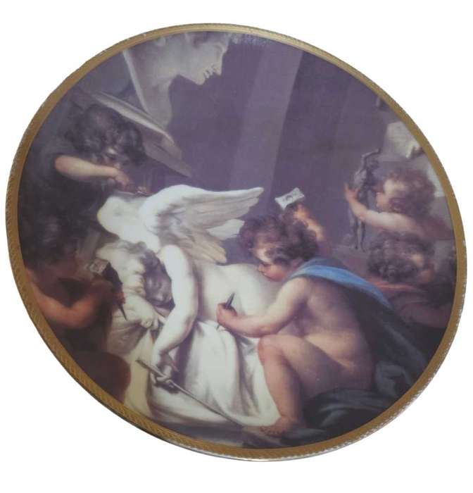 Angelica Kauffmann Cherub Wall Plate