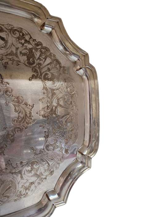 EMESS Silver plated serving tray,