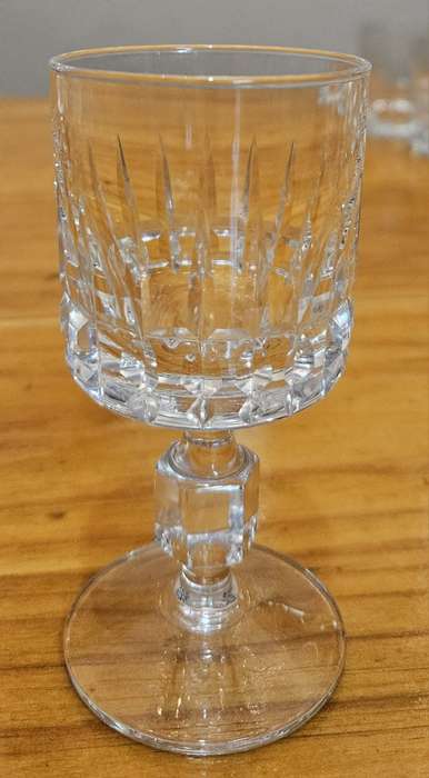67 PC Retro Mid-Century Crystal Glass Set