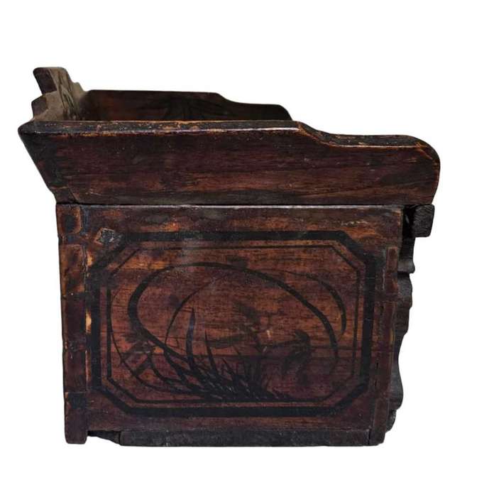 Antique Chinese Black Lacquered Box