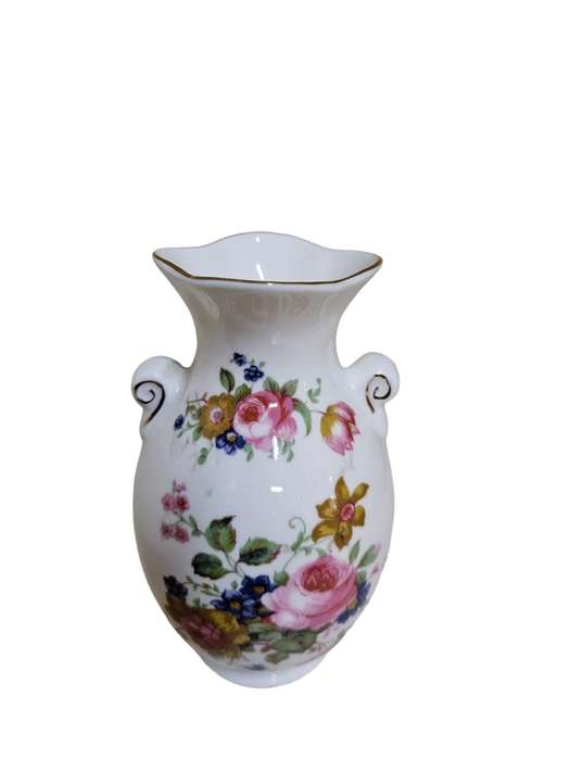 Crown fine china floral vase