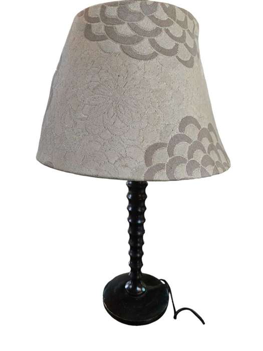 Crafted Turned Wooden Table Lamp, the perfect addition to any home or office space