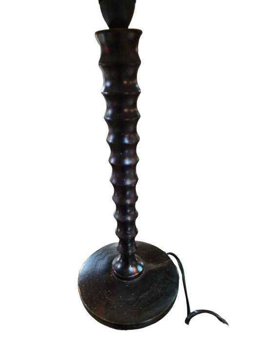 Crafted Turned Wooden Table Lamp, the perfect addition to any home or office space