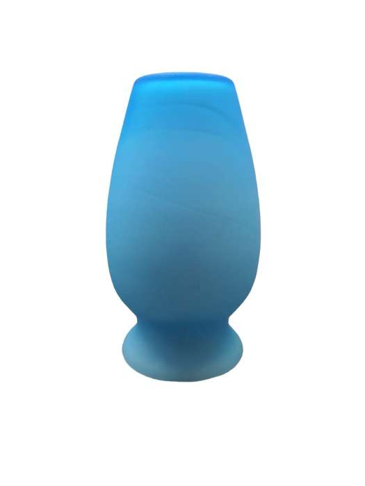 Decorative blue flower vase, measuring 15x8x8cm