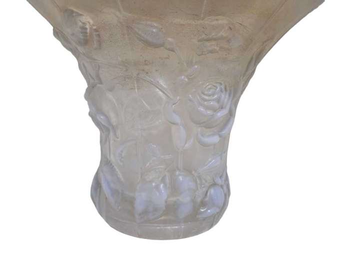 Antique Borolac glass vase