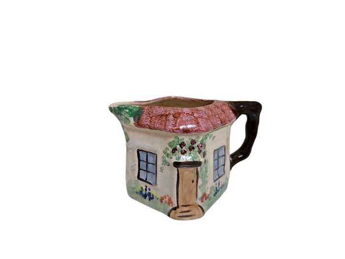 Keele Style street pottery cottage milk jug