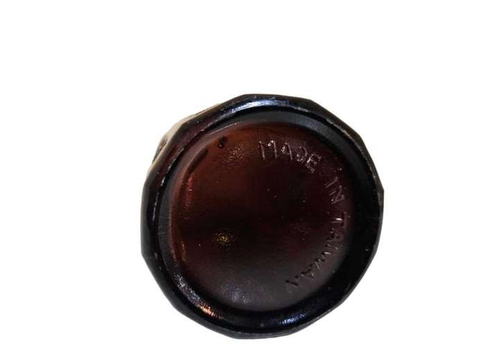 Vintage Indian Vegetables Jaundice Bitters Glass Bottle