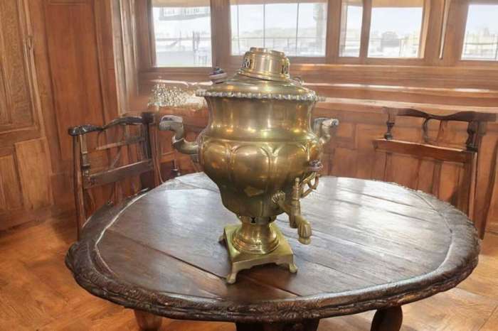 Antique Brass Samovar