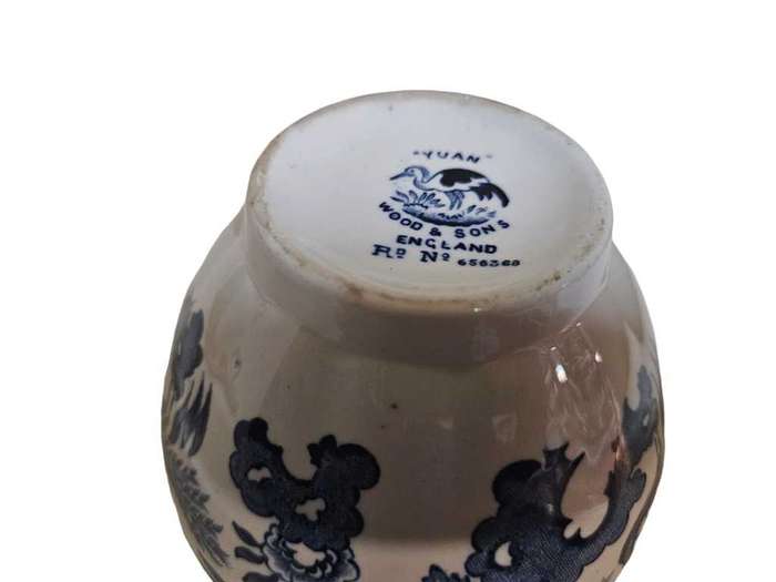 Antique Wood & Sons YUAN Sugar Bowl Reg 656368