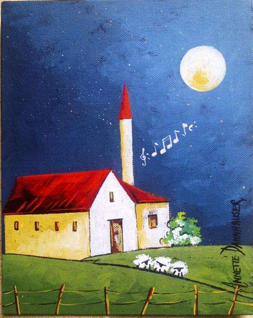 AD1647 Rejoice by Annette Dannhauser 200mmx250mm on canvas board