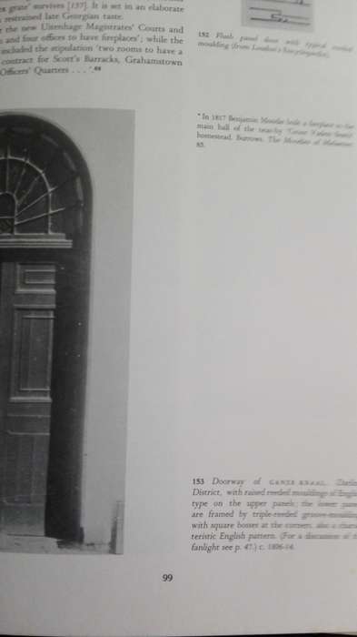 EARLY NINETEENTH CENTURY ARCHITECTURE in SOUTH AFRICA by RONALD LEWCOCK