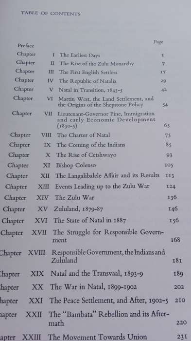 A HISTORY OF NATAL EDGAR H BROOKES and COLIN DE B WEBB