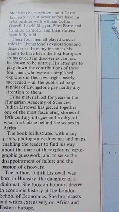 THE OTHER LIVINGSTONE JUDITH KISTOWEL