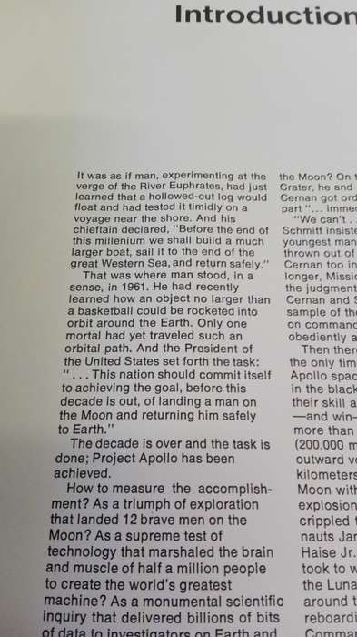 APOLLO  ; Text by RUSSELL E CHAPPELL