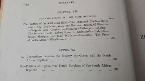 THE HISTORY OF OUR OWN TIMES IN SOUTH AFRICA Volume II 1880 -1888 Honourable A Wilmot 1898