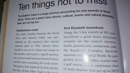GETAWAY GUIDE EASTERN CAPE & WILD COAST  MICHAEL BRENT