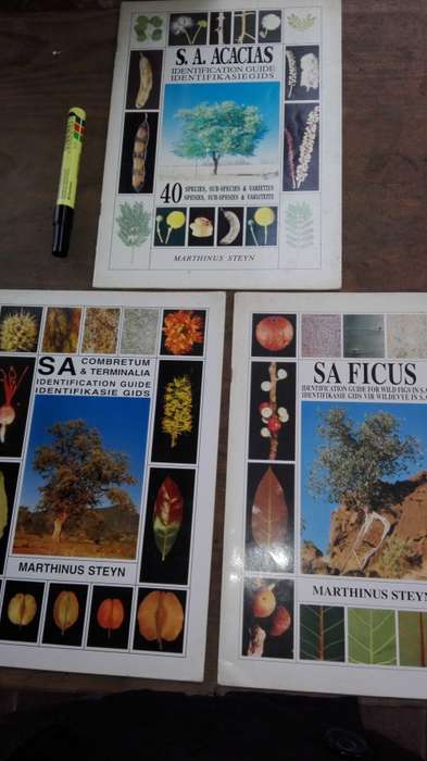 3 X Marthius Steyn Tree Identification Guide  ;  Acacias ; S A Ficus ; S A Com, plus 1 Item For YVES