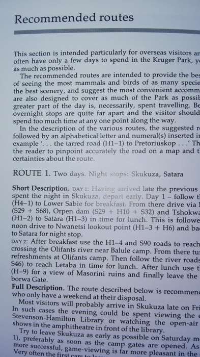 KRUGER NATIONAL PARK A Visitor's Guide LEO BRAACK
