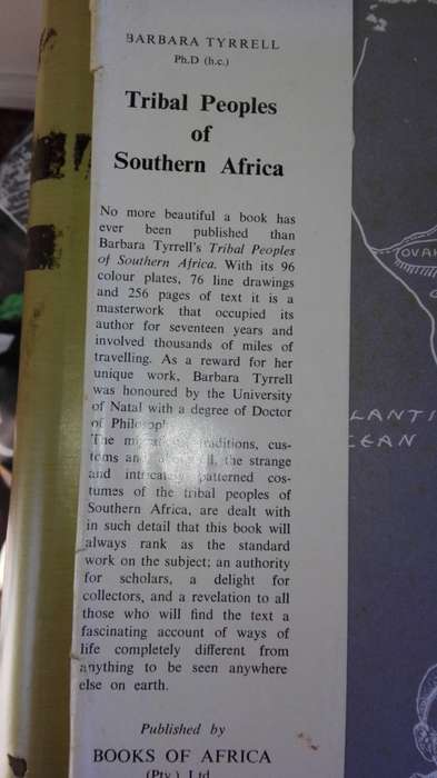 TRIBAL PEOPLES OF SOUTHERN AFRICA BARBARA TYRRELL Signed First Edition