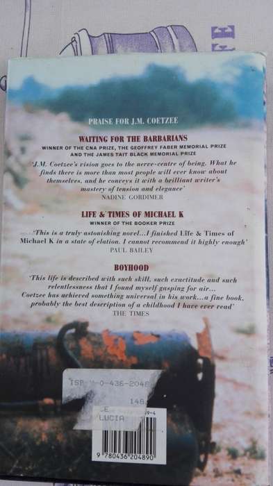 DISGRACE J M COETZEE  ( First Edition  Hard cover )