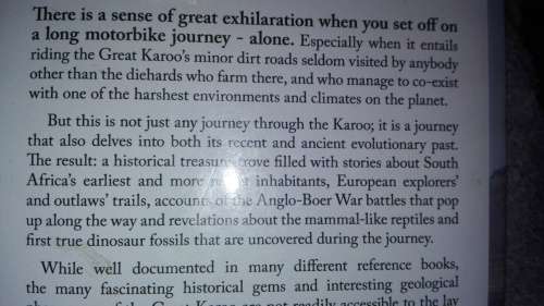 CIRCLING THE GREAT KAROO A Back - roads Journey through History on an Old Scrambler NICOLAS YELL