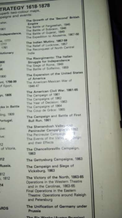 ATLAS of MILITARY STRATEGY  The Art Theory and Practice of War 1618 - 1878 by David G Chandler