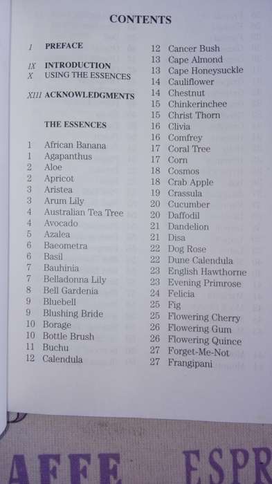 THE SOUTH AFRICAN FLOWER ESSENCES JANET UNITE ( essence fragrence  )