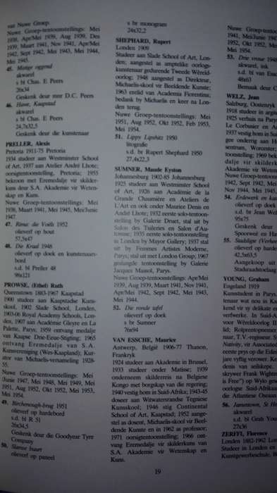 Nuwe Groep - New Group 1938 - 1954 - Schoonraad, Murray and Schoonraad, Elzabe S A  ART KUNS