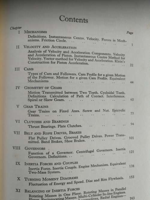 THEORY OF MACHINES through Worked Examples G H RYDER 1959