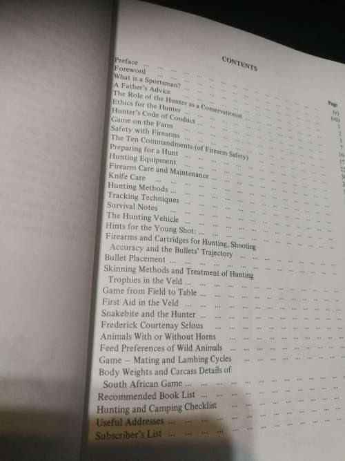 A HUNTERS HANDBOOK TIM IVINS KwaZulu Natal Hunting and Game Conservation
