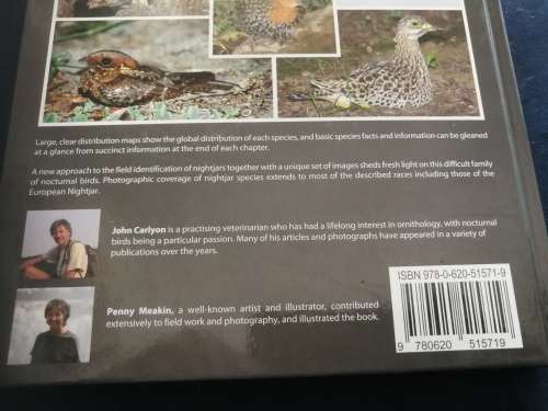 NOCTURNAL BIRDS of SOUTHERN AFRICA JOHN CARLYON PENNY MEAKIN SIGNED OWLS birds birding