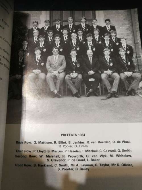 MARITZBURG COLLEGE MAGAZINE  No 119 April 1985 Editor P M W TENNANT (  Pietermaritzburg School )